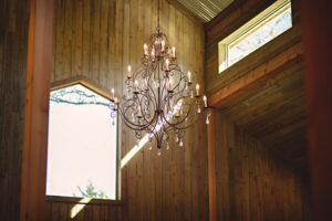 Image of chandelier - Whispering Oaks Wedding Venue
