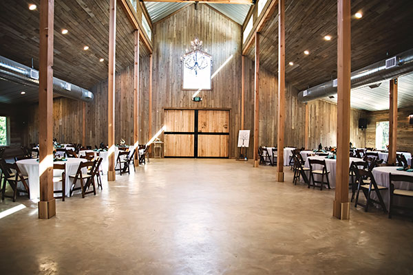 Image of inside for reception - Whispering Oaks Wedding Venue - Venue